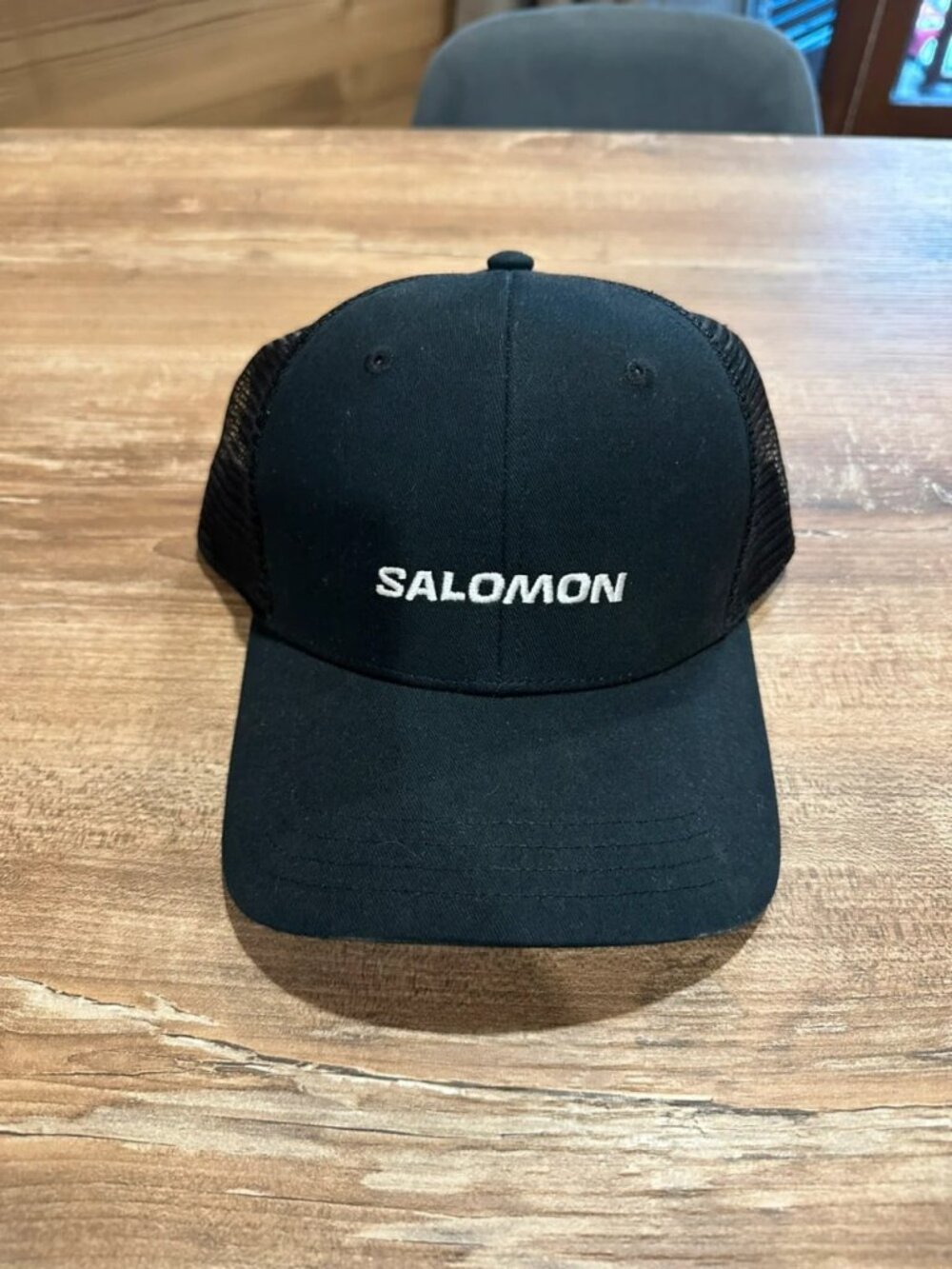 Men's Black Mesh Trucker Cap One Size